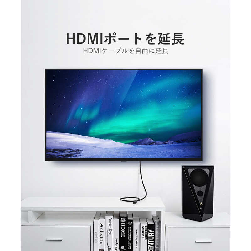 VENTION VENTION HDMI延長ケーブル 1m 4K対応 ［1m /HDMI⇔HDMI /スタンダードタイプ /イーサネット対応］ VA-1727 VA-1727