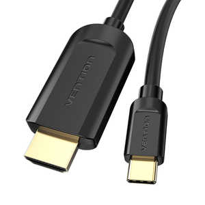 VENTION 1.5m USB-C ⇔ HDMI ケーブル ブラック CG-2021 VENTION 1.5m USB-C ⇔ HDMI ケーブル ブラック CG-2021