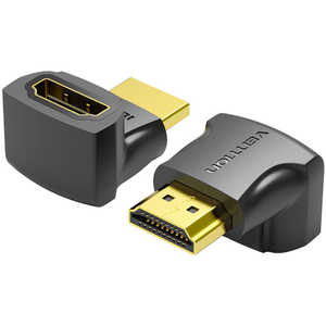 VENTION 4K対応 HDMI 270°折れ Male to Female アダプター 2個入り ［HDMI⇔HDMI］ AI-2168