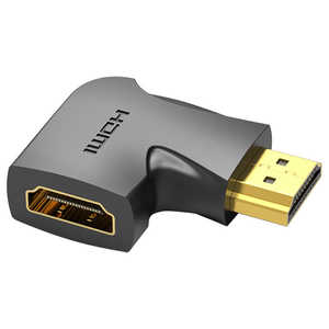 VENTION HDMI アダプター 90°折れ右向き Male to Female 4K対応 ［HDMI⇔HDMI /イーサネット対応］ AI-2199