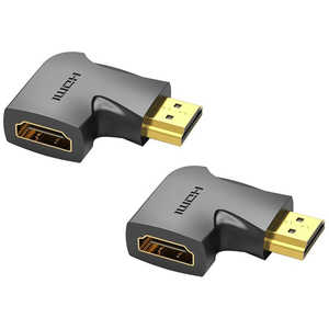 VENTION HDMI ץ 90ޤ챦 Male to Female 4Kб 2 HDMIHDMI /ͥåб AI-2205