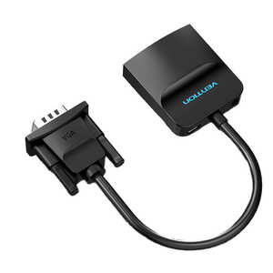 VENTION VGA to HDMI Ѵ֥ 1 ۥ󥸥å Ż 0.15m ֥å 0.15m /HDMIVGA /ɥס AC-2731