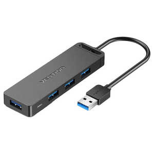 VENTION USBハブ 4-Port USB3.0 ハブ セルフパワー/バスパワー対応 0.15M ［バス＆セルフパワー /4ポート /USB3.0対応］ CH-8283