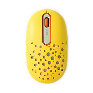 ビジネスハーモニー HappiE-レモン おしゃれ且つ高機能の充電式ワイヤレスマウス、Bluetooth、静音ボタン、3デバイス対応 EGRET ［無線(ワイヤレス) /光学式］ E