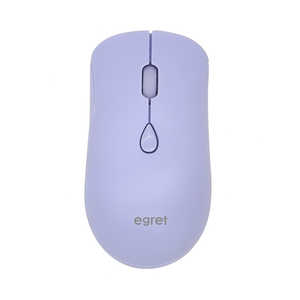 ビジネスハーモニー SweetiE-ラベンダーラテ おしゃれ且つ高機能の充電式ワイヤレスマウス、Bluetooth、静音ボタン、2デバイス対応 EGRET ［無線(ワイヤレス) /