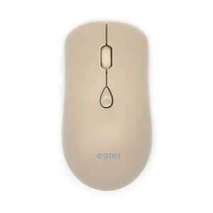 ビジネスハーモニー SweetiE-ミルクティー おしゃれ且つ高機能の充電式ワイヤレスマウス、Bluetooth、静音ボタン、2デバイス対応 EGRET ［無線(ワイヤレス) /光
