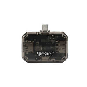 ӥͥϡˡ 1TO3 USB-C³ߥ˥ץ EGRET USB Power Deliveryб Ʃ֥å EH23-3C-K-B