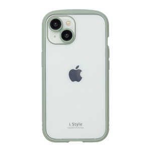 ナチュラルデザイン iPhone15 6.1インチ/14 i.Style ケース i.Style ライトグリーン iP23-61-IS03