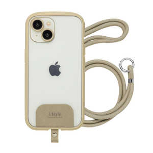 ナチュラルデザイン iPhone15 6.1インチ/14 i.Style Shoulder ケース i.Style Shoulder ベージュ iP23-61-ISSH04 ナチュラルデザイン iPhone15 6.1インチ/14 i.Style Shoulder ケース i.Style Shoulder ベージュ iP23-61-ISSH04