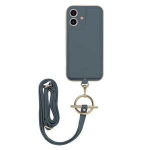 ナチュラルデザイン iPhone 16(6.1インチ)milaケース グレイッシュブルー iP24-61-MIL01