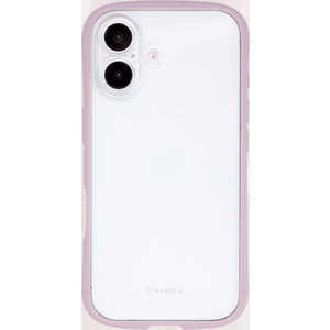 ナチュラルデザイン iPhone 16(6.1インチ)背面型ケース クロームクリア ココア iP24-61-CHC10