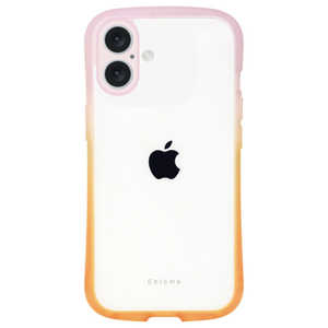 ナチュラルデザイン iPhone 16(6.1インチ)クロームグラデーションケース コーラルオレンジ iP24-61-CHCG04 ナチュラルデザイン iPhone 16(6.1インチ)クロームグラデーションケース コーラルオレンジ iP24-61-CHCG04