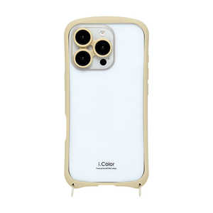 ナチュラルデザイン iPhone 16 Pro(6.3インチ) i.colorケース ベージュ iP24-61P-ICSH04