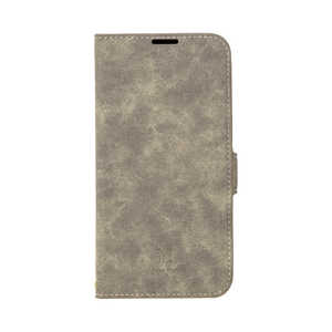 ナチュラルデザイン iPhone 16e 手帳型ケース Style Natural グレー iP24SP-VS01 ナチュラルデザイン iPhone 16e 手帳型ケース Style Natural グレー iP24SP-VS01