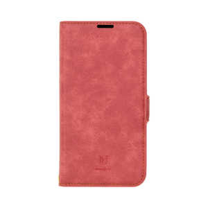 ナチュラルデザイン iPhone 16e 手帳型ケース Style Natural レッド iP24SP-VS05 ナチュラルデザイン iPhone 16e 手帳型ケース Style Natural レッド iP24SP-VS05