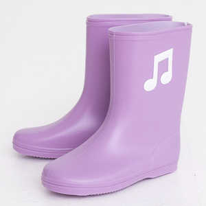 マストプラニング POMPKINS 音符レインブーツ 15cm ラベンダー ONPURAINBOOTS マストプラニング POMPKINS 音符レインブーツ 15cm ラベンダー ONPURAINBOOTS