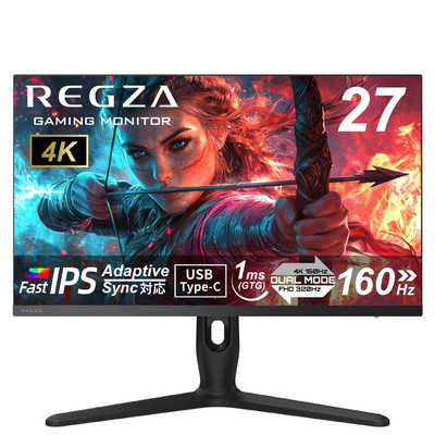 TVS REGZA ゲーミングモニター REGZA(レグザ) [27型 / 4K(3840×2160