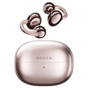 TVS REGZA オープンイヤーカフ型イヤホン REGZA(レグザ) ［ワイヤレス(左右分離) / オープンイヤー型 / Bluetooth対応］ ローズゴールド RB-A1S-RG