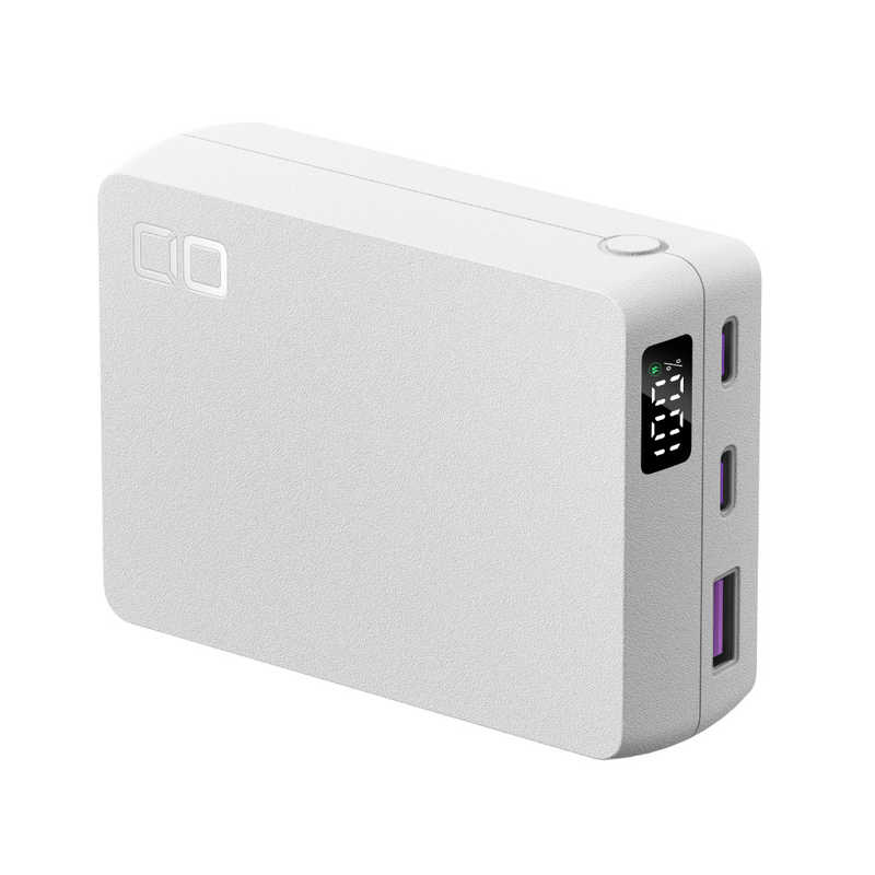 CIO CIO モバイルバッテリー SMARTCOBY TRIO 20000mAh ケーブル長： 50cm ［3ポート］ CIO-MB67W2C1A-20000-WH CIO-MB67W2C1A-20000-WH