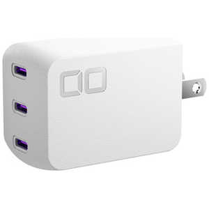 CIO NovaPort TRIO II 67W3C ［3ポート /USB Power Delivery対応 /GaN(窒化ガリウム) 採用］ CIO-G67W3C-N2-WH