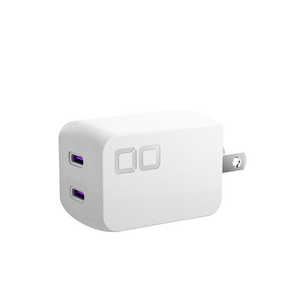 CIO Novaport DUOII 45W2C zCg(2) m2|[g /USB Power DeliveryΉ /GaN(KE) ̗pn CIO-G45W2C-N2-WH