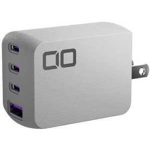 CIO NovaPort QUAD II 67W3C1A ［4ポート /USB Power Delivery対応 /GaN(窒化ガリウム) 採用］ CIO-G67W3C1A-N2-WH