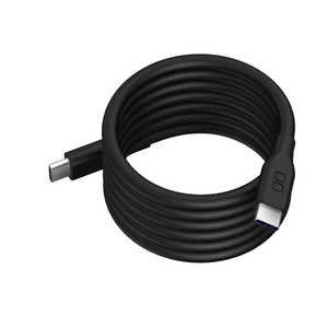 CIO スパイラルシリコンケーブル CtoC 1m ［USB Power Delivery対応］ CIO-SLSC30000-CC1-BK