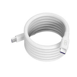 CIO ѥ륷ꥳ󥱡֥ CtoC 1m USB Power Deliveryб ۥ磻 CIO-SLSC30000-CC1-WH