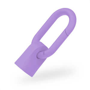 CIO カラビナ付きケーブルホルダー CtoL(エアリーパープル) CIO-CHD-CL-APP CIO-CHD-CL-APP