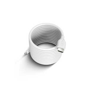 CIO スパイラルシリコンケーブル C to HDMI 2m ホワイト CIO-SLSC-CH2-WH