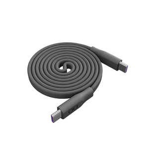 CIO Mate Flat Spiral Cable CtoC 1m CgubN CIO-NLSC-FL-CC1-LBK