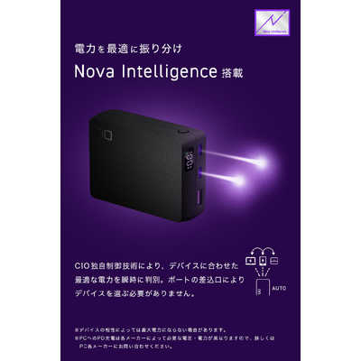 CIO SP SMARTCOBY TRIO 67W SS20000mAh ブラック CIO-MB67W2C1A