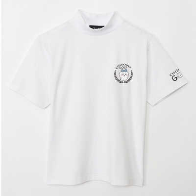 ちいかわGOLF 男女兼用 ちいかわゴルフ モックネックTシャツ