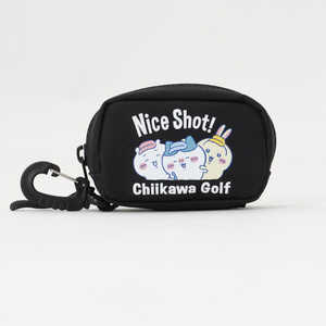 ちいかわGOLF ちいかわゴルフ ボールポーチ ナイスショット ブラック 2605-CK409