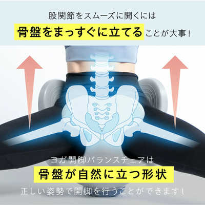 アメイズプラス ヨガバランス開脚チェア Circle balance AZ-984 の通販 