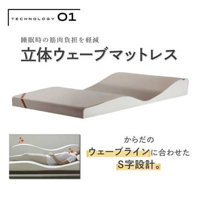 アメイズプラス NP腰眠マットレス ネルディ 寝具 腰痛 いびき 体