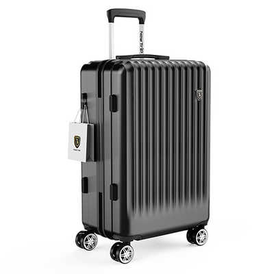 【新品未使用】NewTrip ブラック キャリーケース NEWTRIP 超軽量スーツケース ストッパー搭載 0701 Plus Mサイズ 宿泊