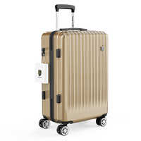 NewTripシャンパンゴールドスーツケース NEWTRIP 超軽量スーツケース ストッパー搭載 0701 Plus Mサイズ 宿泊
