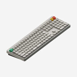 NUPHY NuPhy High-profile���J�j�J���L�[�{�[�hNode100(White)- NuPhy n100mwuj