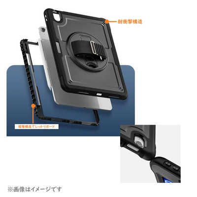 ROYALMONSTER 11インチiPad Air(2026)用 首掛け式・耐衝撃ケース