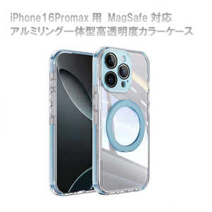 ROYALMONSTER iPhone 16Promax �p MagSafe�Ή� �A���~�����O��̌^�P�[�X SB RM8293-16PM-SB