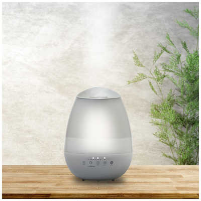シィーネット 加湿器カートリッジ2個付き 木造6畳/鉄筋10畳 グレー