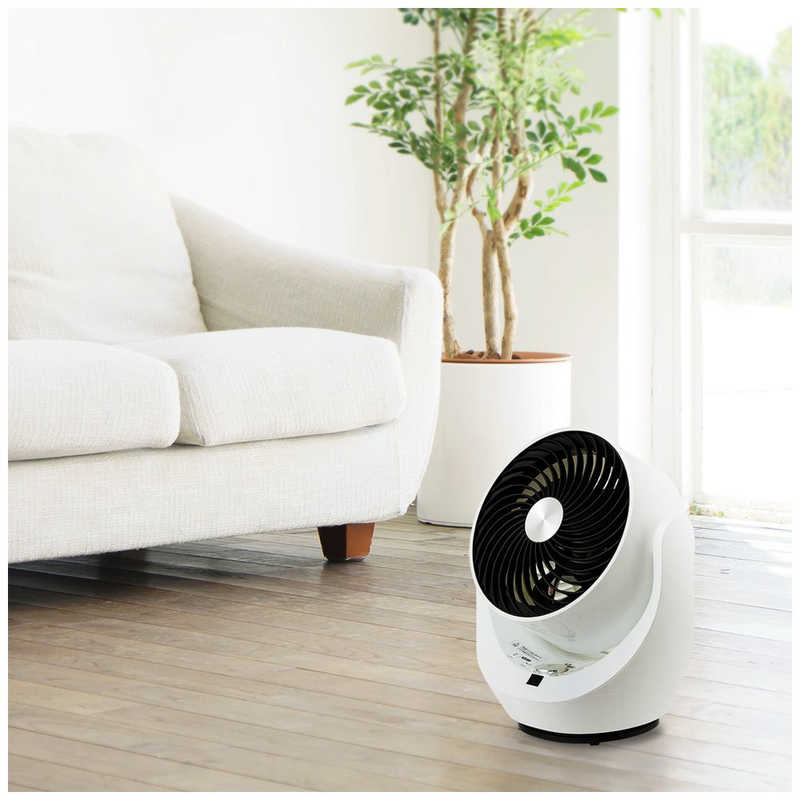 シィーネット シィーネット 【アウトレット】DCサーキュレーター18cm シィー・ネット ホワイト CCDS306WH CCDS306WH