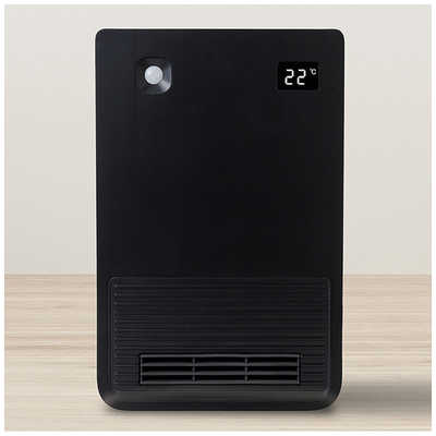 シィーネット セラミックヒーター 1200W 人感センサー付き ブラック