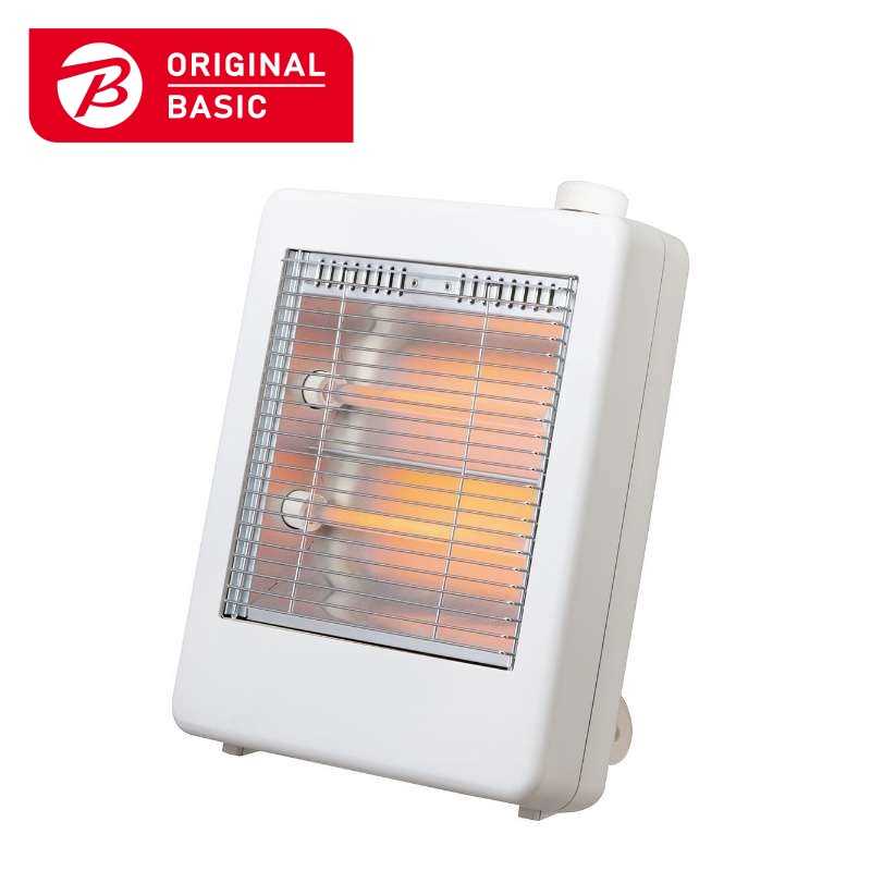 ORIGINALBASIC ORIGINALBASIC 省エネ600W石英管ヒーター ホワイト OB-EST1-W OB-EST1-W