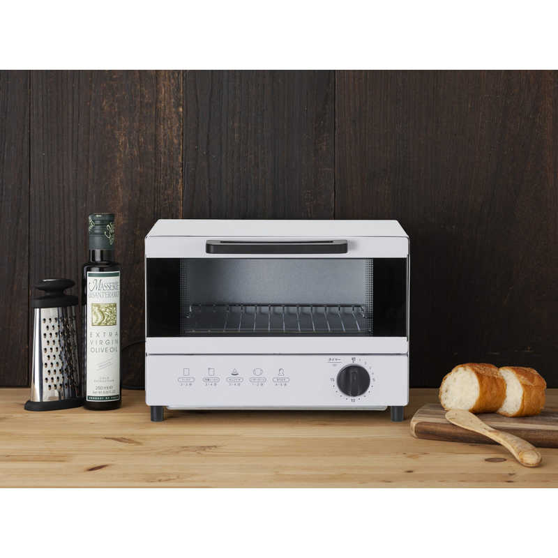 ORIGINALBASIC ORIGINALBASIC オーブントースター ホワイト OB-T100-W OB-T100-W