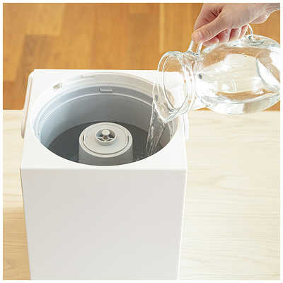 ORIGINALBASIC 加湿器 スチーム式 木造10畳 鉄筋17畳 ホワイト OB-SH01