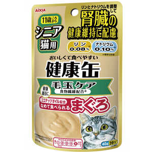 アイシア 健康缶パウチ シニア猫用 毛玉ケア KCP-6 