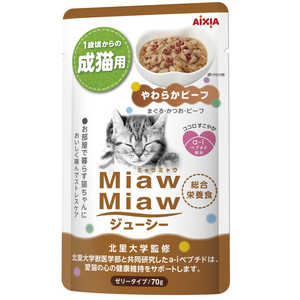 アイシア MiawMiawジューシー やわらかビーフ 70g MMジューシーヤワラカビーフ70G