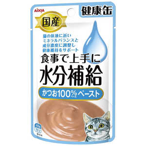 アイシア 国産健康缶パウチ 水分補給かつおペースト 40g 猫 ケンコウPスイブンカツオ40G